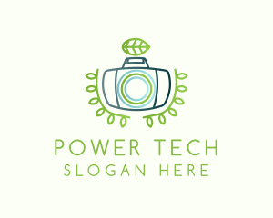 Photo - Green Leaf Camera logo design