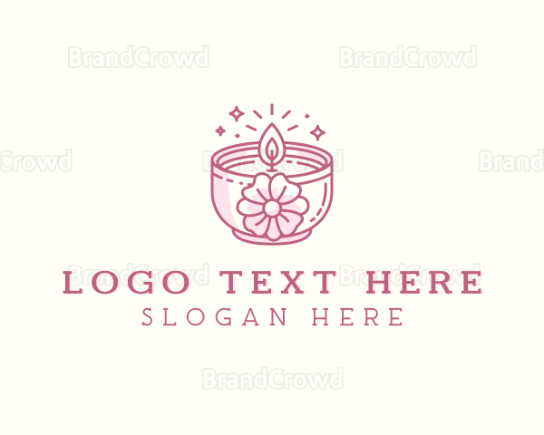 Flower Scented Candle Logo