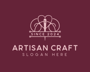 Needlecraft Artisan Apparel logo design