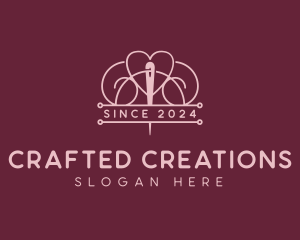 Needlecraft Artisan Apparel logo design