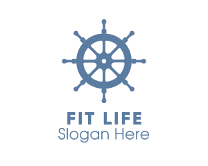 Seaman - Ship Wheel Helm logo design