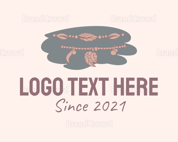 Handmade Necklace Jewelry Logo