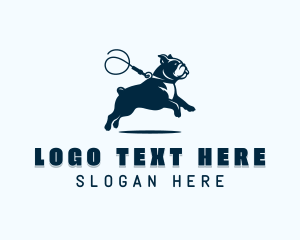 Dog Collar - Bulldog Dog Training logo design