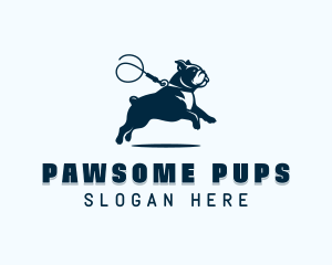 Bulldog Dog Training logo design