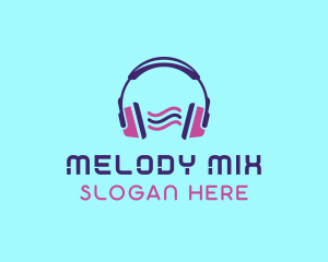 Playlist - Headphones Audio Sound logo design