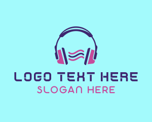 Headphones Audio Sound Logo