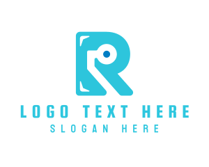 Digital - Tech Letter R logo design