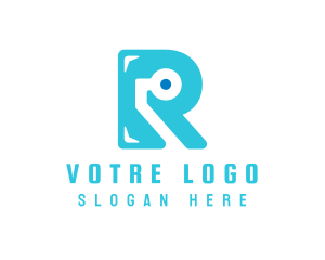 Electronics - Tech Letter R logo design