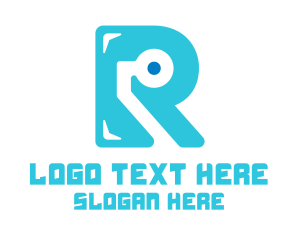 Letter R - Tech Letter R logo design
