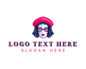 Hat - Chic Fashion Woman logo design