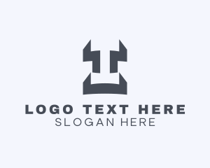 Analytics - Marketing Business Shape Letter I logo design