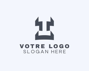 Marketing Business Shape Letter I Logo