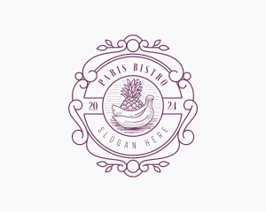 Organic Fruit Farm logo design