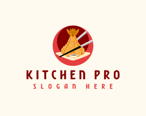 Shrimp Tempura Kitchen logo design