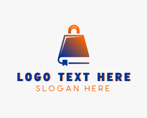 Shopping - Book Bag Sale logo design