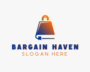 Sale - Book Bag Sale logo design