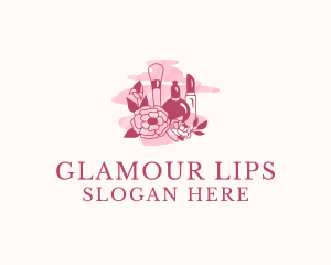 Lipstick - Cosmetics Beauty Product logo design