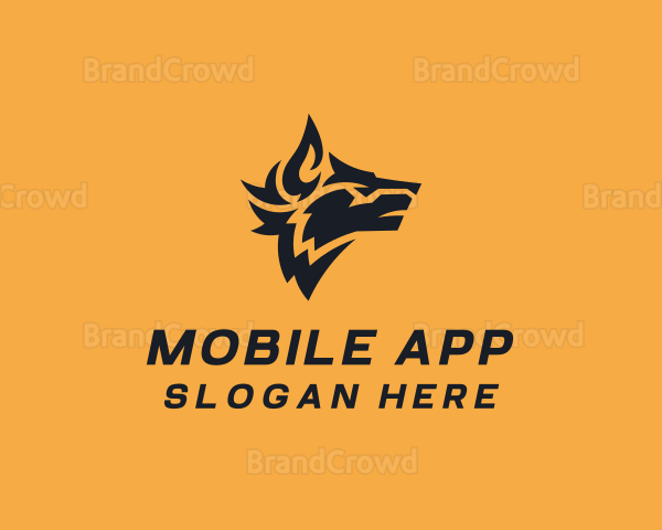 Wild Hound Wolf Logo
