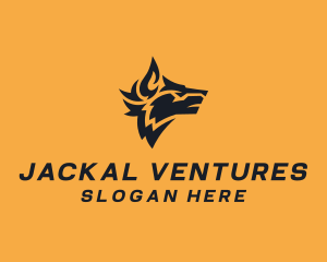 Jackal - Wild Hound Wolf logo design