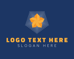 Origami - Generic Star Burst logo design