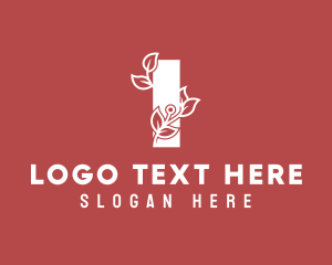 Lux - Fashion Plant Letter I logo design