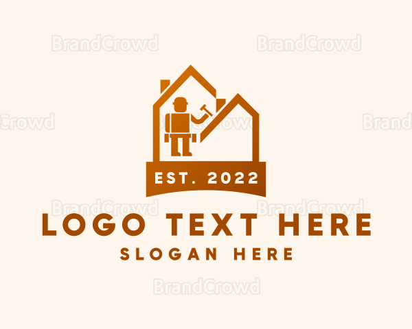 Home Construction Builder Logo