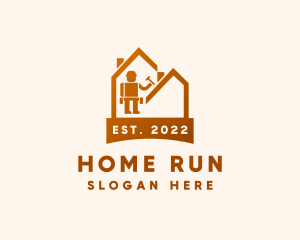 Home Construction Builder logo design