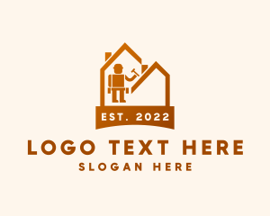 Apartment - Home Construction Builder logo design