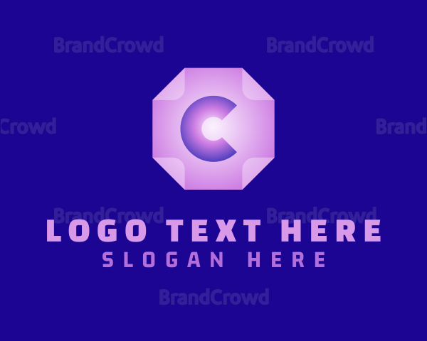 Online Document Letter C Logo