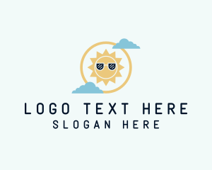 Summer Wear - Summer Sun Shades logo design