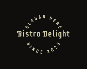 Simple Bistro Business logo design