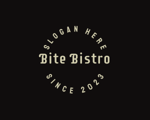 Simple Bistro Business logo design