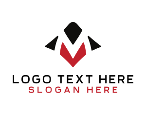 Negative Space - Mega Fly logo design