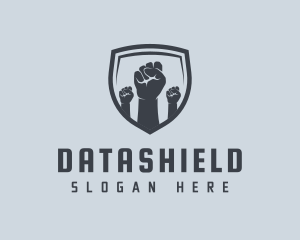 Shield Fists Protest Logo