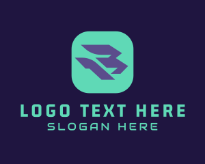 Digital Application Letter B Logo