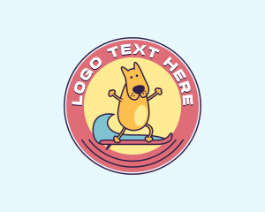 Puppy Pet Veterinary Logo