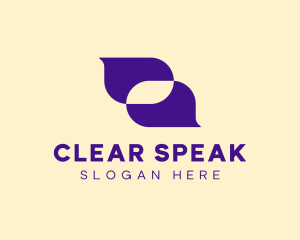 Call Center Speech Bubble logo design