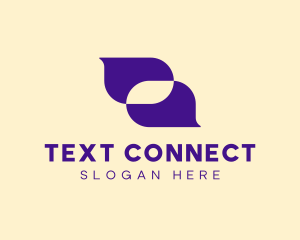 Texting - Call Center Speech Bubble logo design