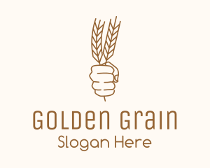 Wheat Baker Badge  logo design