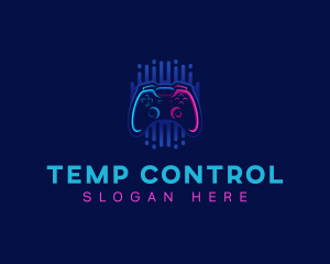 Gaming Controller Joystick logo design