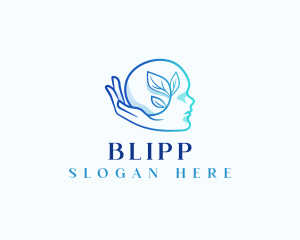 Mental Health Plant Hand Logo