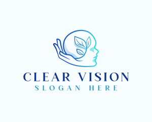 Mental Health Plant Hand Logo