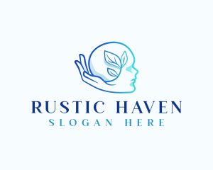 Mental Health Plant Hand Logo