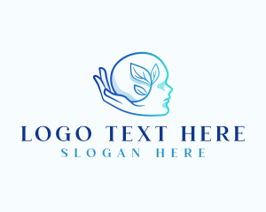 Mental Health Plant Hand Logo