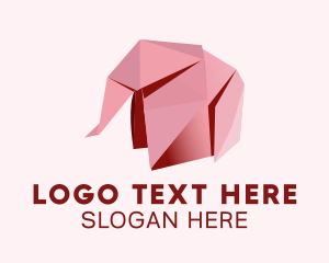 Paper - Origami Paper Elephant logo design