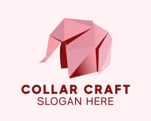 Origami Paper Elephant  logo design