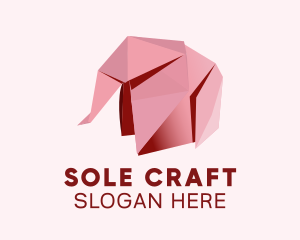 Origami Paper Elephant  logo design