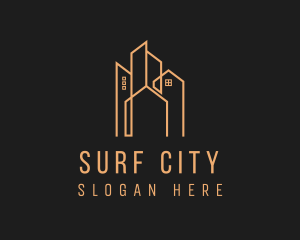 Orange City Building logo design