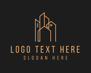 Skyline - Orange City Building logo design