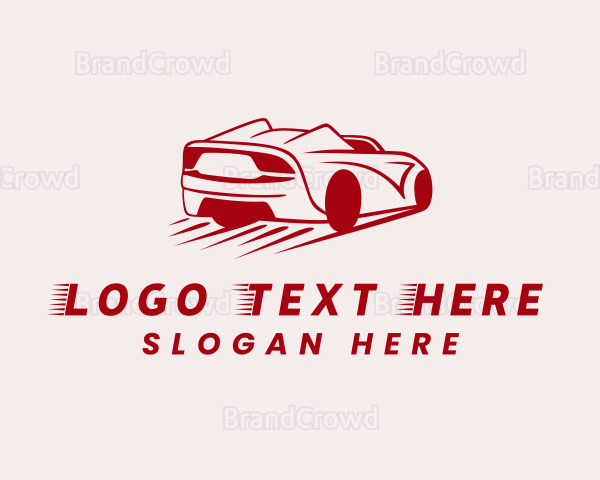 Red Fast Supercar Logo